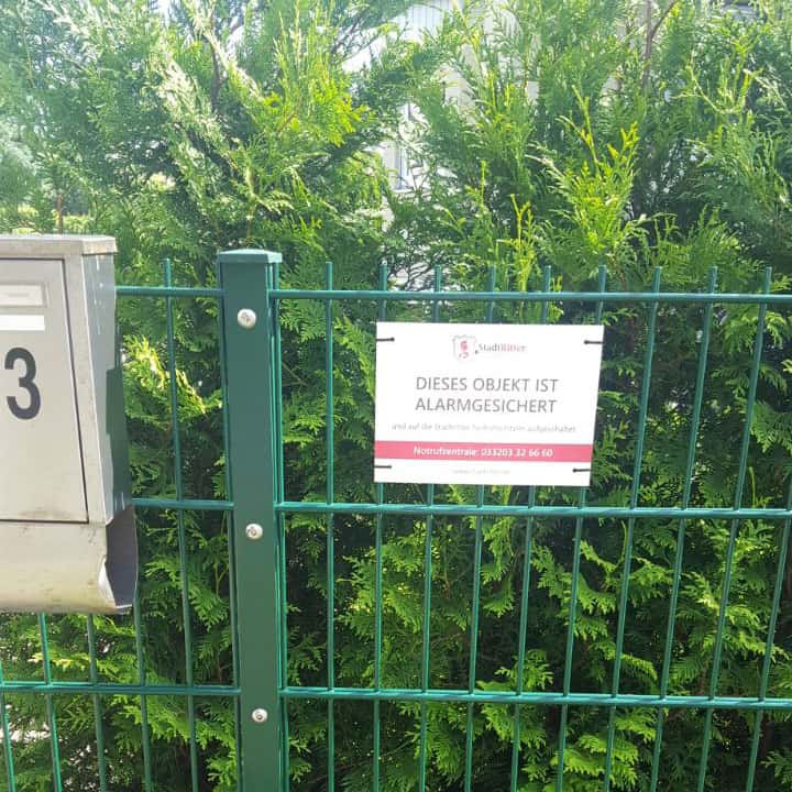 Stadtriiter Schild