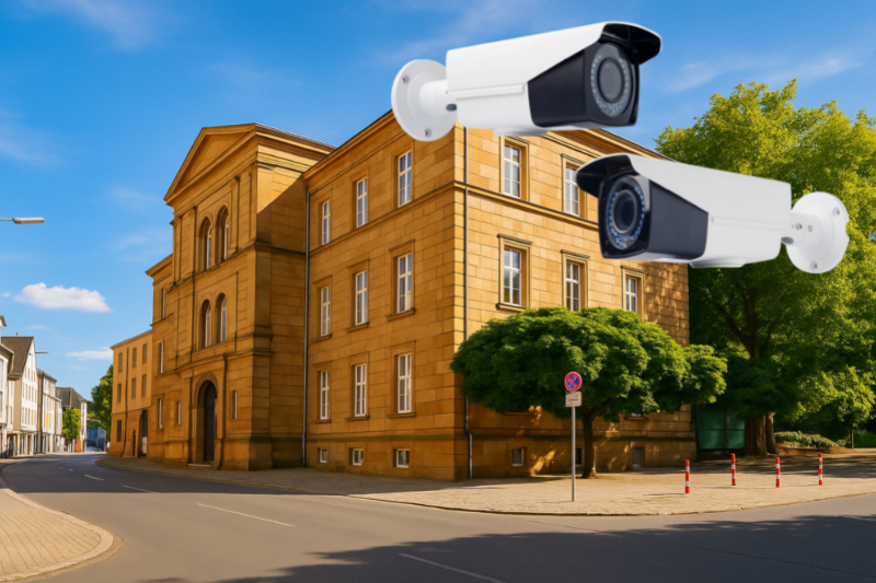 Gebäude in Hagen mit Videoüberwachungstechnik der Stadtritter