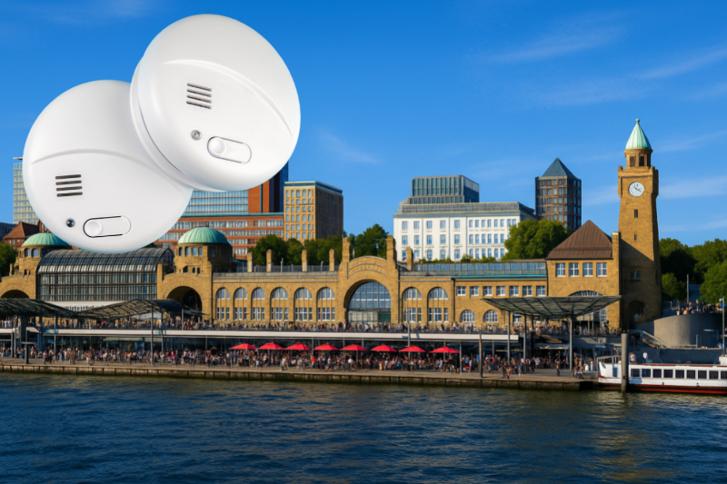 Rauchmelder Hamburg Hafen- Landungsbrücken
