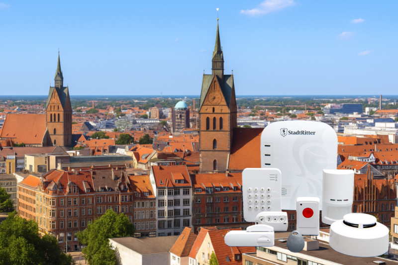 Sicherheitstechnik in Hannover - Blick über die Altstadt