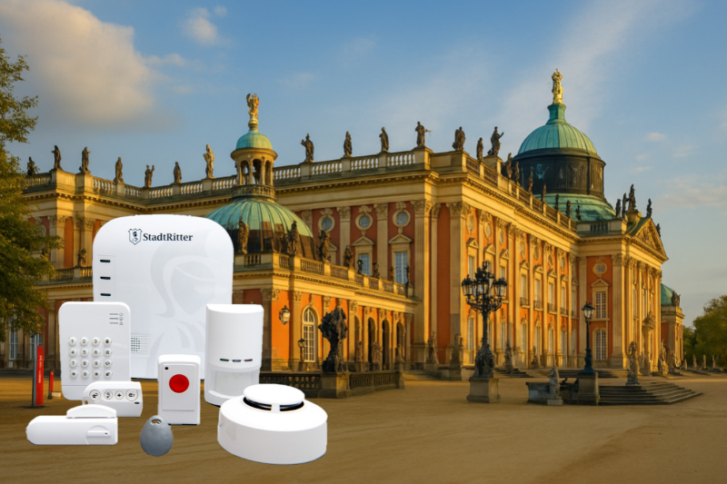 Sicherheitstechnik in Potsdam - Blick auf Schloss Sanssouci