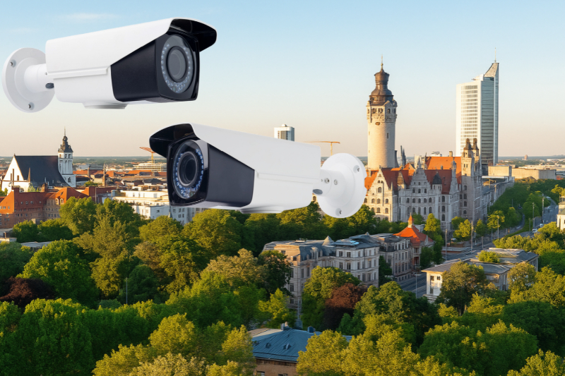Videoüberwachung Leipzig - Blick über die Stadt