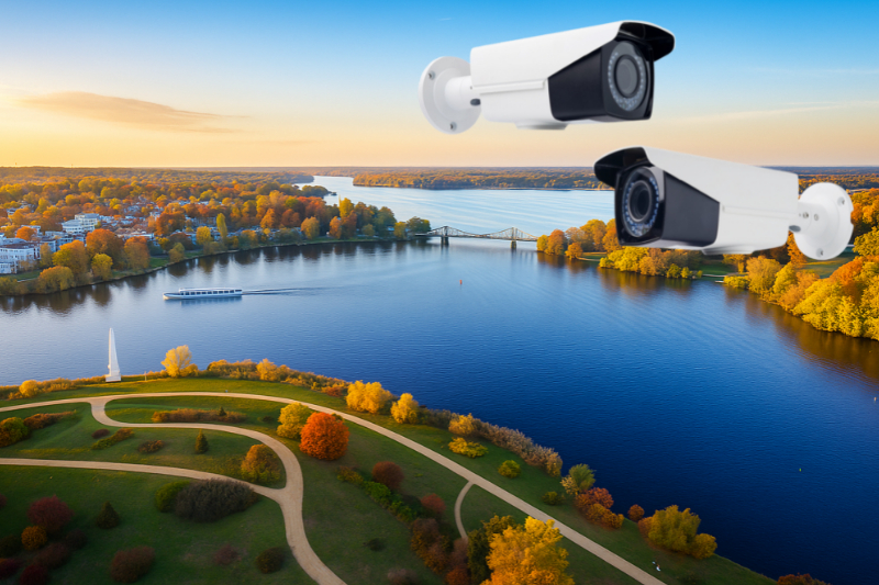 Videoüberwachung in Potsdam - Blick über Potsdam